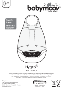 Manual de uso Babymoov A047011 Hygro+ Humidificador