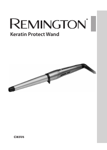 Mode d’emploi Remington CI83V6 Keratin Protect Fer à boucler