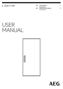 Manual AEG AUK1173R Refrigerator