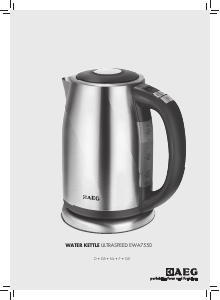 Manual AEG EWA7550 Kettle