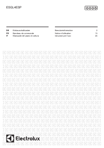 Manuale AEG ESGL4ESP Piano cottura