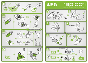 Manual de uso AEG AG6120T Aspirador de mano