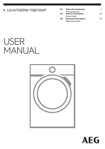 Manual AEG T7DB7000P Dryer