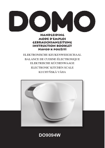 Manual Domo DO9094W Kitchen Scale