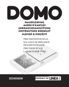Handleiding Domo DO9096W Keukenweegschaal