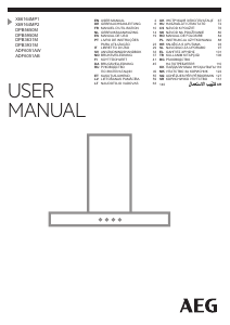 Manual de uso AEG ADF6051AB Campana extractora