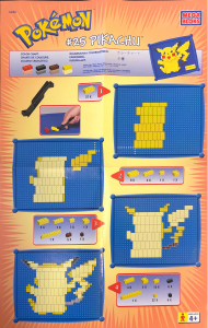 Bruksanvisning Mega Bloks set 2040 Pokemon Pikachu