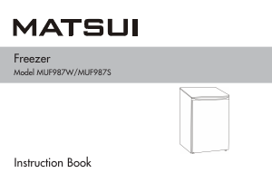 Manual Matsui MUF987S Freezer