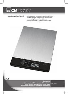 Manual Clatronic KW 3416 Kitchen Scale