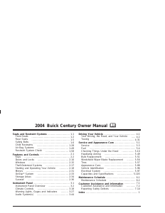 Handleiding Buick Century (2004)