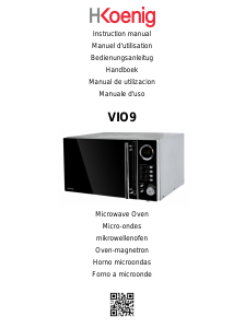 Manual de uso H.Koenig VIO9 Microondas