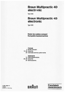 Handleiding Braun 4262 Multipractic 45 Keukenmachine