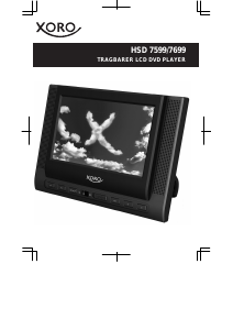 Bedienungsanleitung Xoro HSD 7599 DVD-player