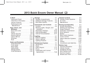 Manual Buick Encore (2013)