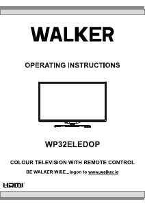 Manual Walker WP32ELEDOP LCD Television