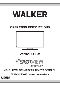 Manual Walker WP32LEDSM LCD Television