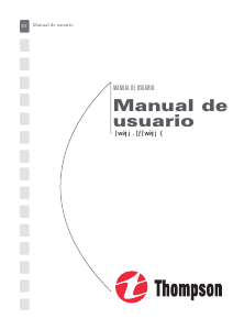 Manual de uso Thompson LR 611 BL Lavadora