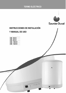 Manual de uso Saunier Duval CB 80 D Calentador de agua