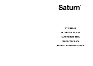 Manual Saturn ST-PS1249 Scale