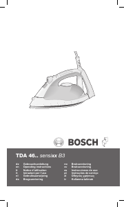 Manual de uso Bosch TDA4630 sensixx B3 secure Plancha