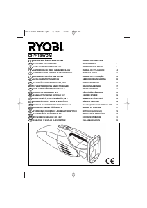 Manual Ryobi CHV-18WDM Aspirator de mână