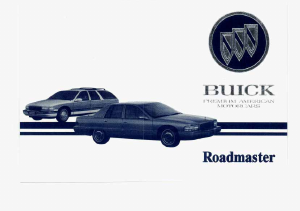 Manual Buick Roadmaster (1995)