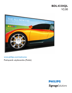 Instrukcja Philips BDL4330QL Monitor LED