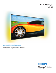 Instrukcja Philips BDL4835QL Monitor LED