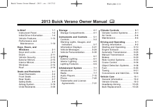 Manual Buick Verano (2013)