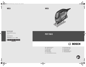 Manual de uso Bosch PST 700 E Sierra de calar