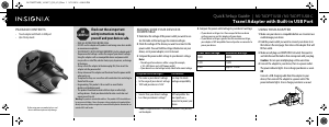 Bedienungsanleitung Insignia NS-TADPT1USB Reiseadapter