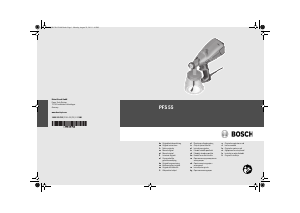 Manual de uso Bosch PFS 55 Sistema de pintura