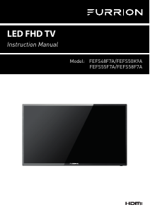 Handleiding Furrion FEFS55F7A LED televisie