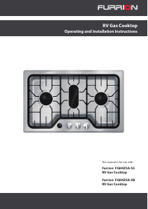 Manual Furrion FGH4ZSA-SB Hob