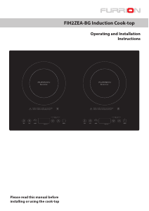 Manual Furrion FIH2ZEA-BG Hob