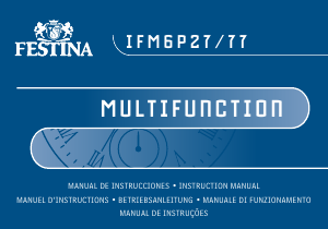Manual de uso Festina F20342 Multifunction Reloj de pulsera