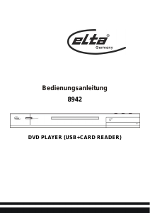 Bedienungsanleitung Elta 8942 DVD-player