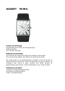 Handleiding Danish Design IQ12Q677 Horloge