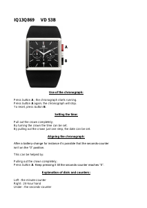 Handleiding Danish Design IQ13Q869 Horloge
