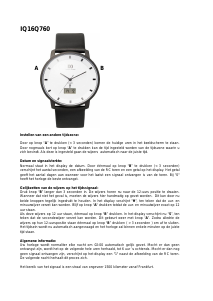 Handleiding Danish Design IQ16Q760 Horloge