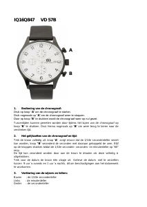 Handleiding Danish Design IQ16Q847 Horloge