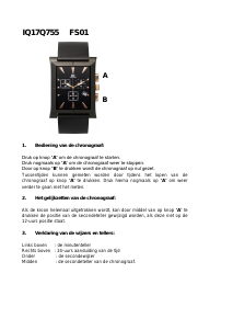 Handleiding Danish Design IQ17Q755 Horloge