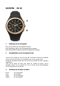 Handleiding Danish Design IQ17Q794 Horloge