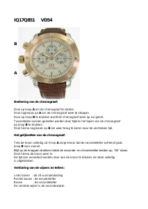 Handleiding Danish Design IQ17Q851 Horloge