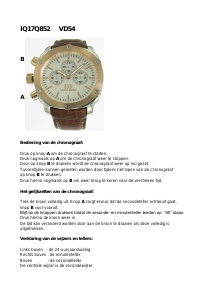 Handleiding Danish Design IQ17Q852 Horloge