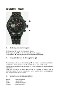 Handleiding Danish Design IQ64Q804 Horloge