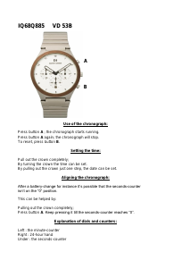 Handleiding Danish Design IQ68Q885 Horloge