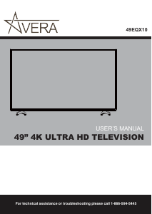 Handleiding Avera 49EQX10 Equinox LED televisie