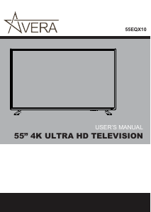 Manual Avera 55EQX10 Equinox LED Television