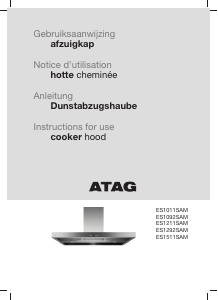 Manual ATAG ES1211SAM Cooker Hood